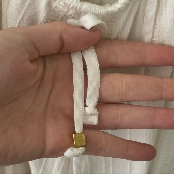 L*SPACE Ciara White Eyelet Embroidered Lace Jumpsuit - Picture 9 of 10